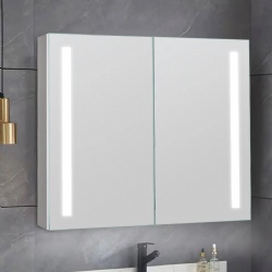 Led Wall Mounted Medicine Bath Mirror Smart Bathroom Mirror Cabinets With Storage