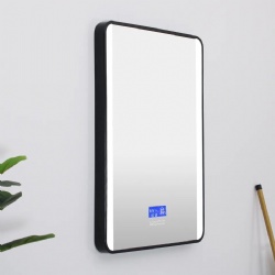 Environmental protection silver led smart bathroom mirror