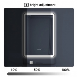 Touch Screen LED smart bathroom mirror